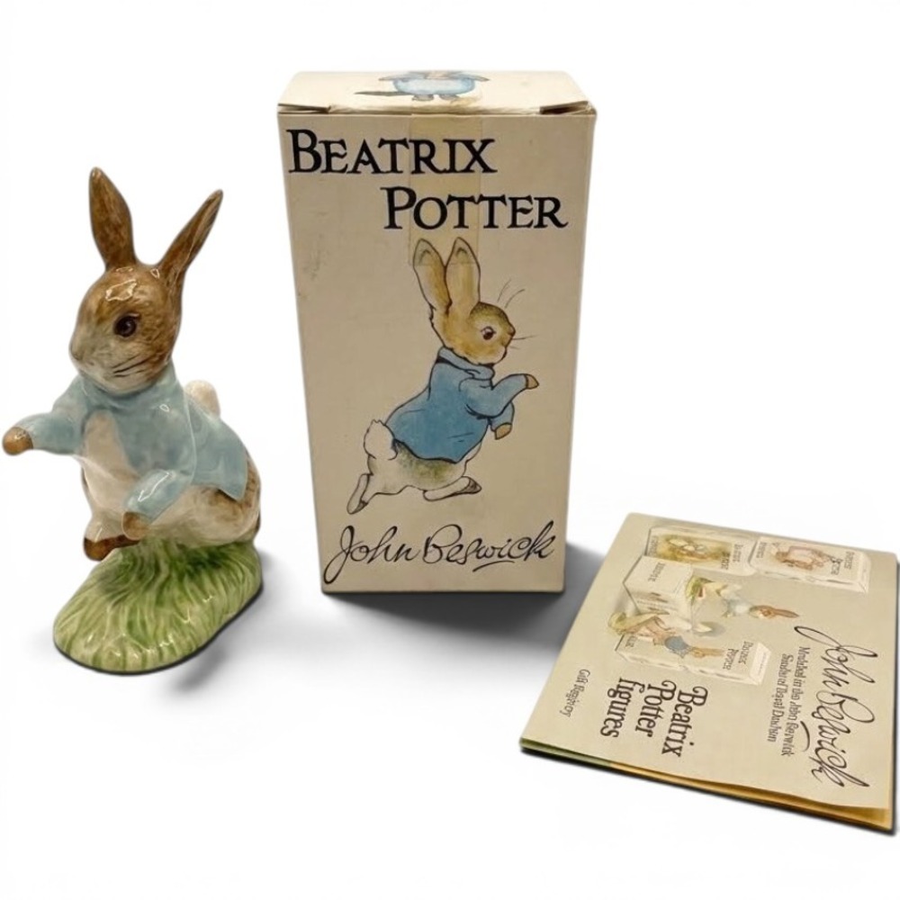 Vintage Beswick Beatrix Potter Peter Rabbit Figurine BP-3c Boxed with Booklet